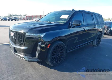 2022 Cadillac Escalade Esv 4Wd Sport Platinum from USA, damaged, VIN 1GYS4RKL8NR201084